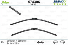Front Wiper Blade Set For BMW 5 Series E60 & 6 Series E64