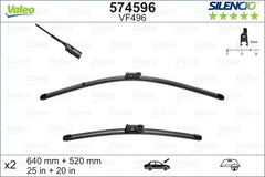 Front Wiper Set For Audi A6 & A7 2010 To 2018