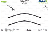 Wiper Blades (Front) – BMW X3 (F25), X4 (F26), X5 (G05), Alpina XD3 (F25), Volvo S40 II (MS, 544), V50 (MW, 545) (Valeo)