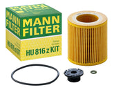Oil Filter HU816ZKIT - BMW 1/2/3/4/5/X1/X4/X5/Z4 (MANN-FILTER)