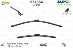 Front Wiper Blade Set For Mercedes C-Class, Cls, E-Class 2009 On
