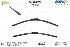 VALEO Wiper Blades (Front) 574325, Genuine Part Number Reference: A1698200145