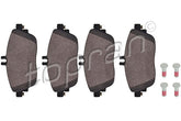 Front Pads A0084200620, Mercedes-Benz 2010 Onwards