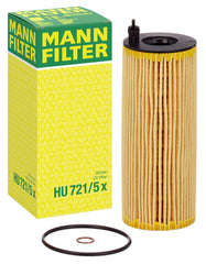 Engine Oil Filter HU721/5X - BMW Diesel 2.0 & 3.0 (MANN-FILTER)