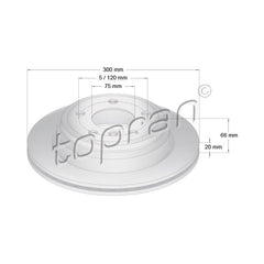 Rear Brake Disc – BMW 3 Series F30/F31/F34, 4 Series F32/F33/F36 (34216864900)