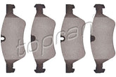 Front Pads A1644202220, fits Mercedes-Benz 1989 Onwards