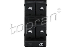 Door Window Switch (Black) - Right Front, For Audi A3, A6, Q7 & Rs6 2004 - 2015
