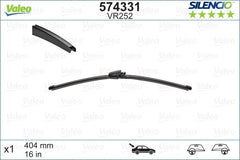 Wiper Blades (Rear) – Skoda Octavia II (1Z3, 1Z5), Fabia II Combi (545), Volkswagen Touran (1T1, 1T2), Transporter T5, Caddy III (OEM 7E0955425C) (Valeo)