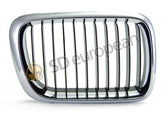 Grille Right/F - Kidney 51138195152, fits BMW 3 series, E36, 1990 - 2000