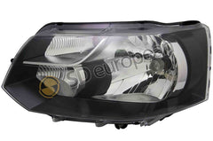 Headlight Left - Halogen 7E2941015C, fits VW Transporter 2010 - 2015