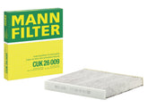 Cabin Air Filter / Micro Filter Air Con CUK26009 - Audi / SEAT / Skoda / Volkswagen (MANN-FILTER)