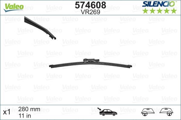 Rear Wiper Blades For BMW 1 Series 2004 To 2011