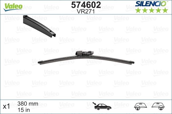 Rear Wiper Blade For Volkswagen Tiguan 2010 To 2021