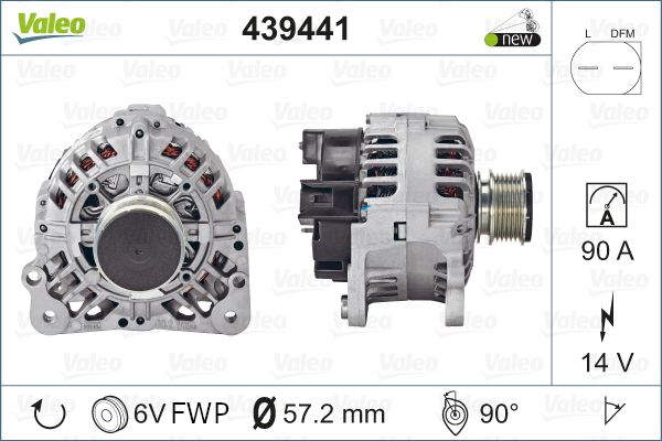 Oem Valeo Alternator For Many Audi & VWS