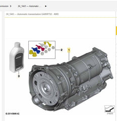 BMW 8HP70 Gear box