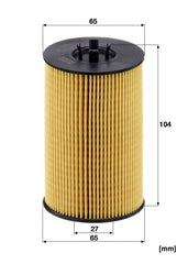 Engine Oil Filter HU7020Z - Audi / VW Group 2.0 TDI (MANN-FILTER)