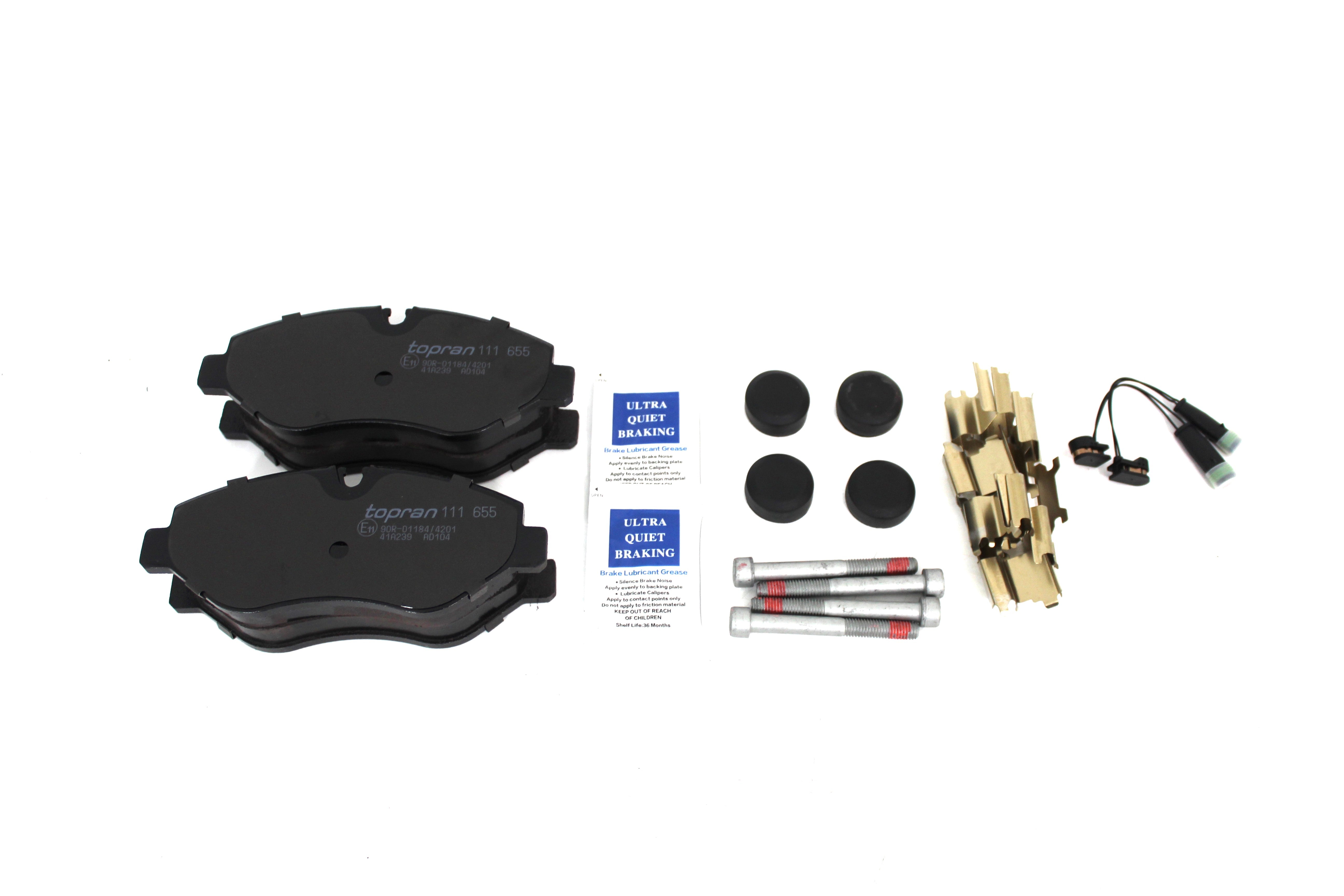 Front Brake Pads Fits Mercedes Series 115Cdi, 119P, 2E, 2E*, 2F, 2F*, 906, W639