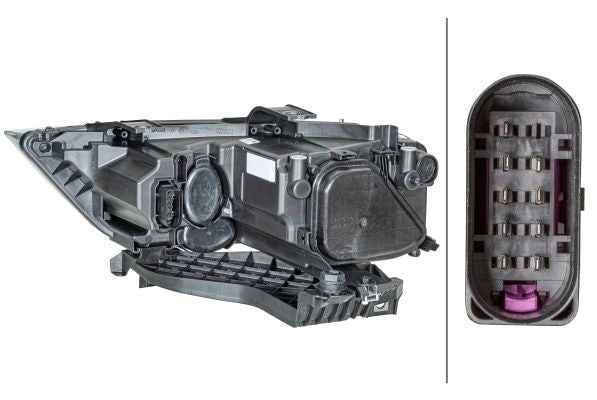Hella OEM Right Halogen Headlight – Audi Q3 (8U) 2011–2018