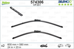 Front Wiper Blade Set For BMW 5 Series E60 & 6 Series E64