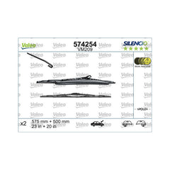 Wiper Blade Set - BMW 3 Series E46 Coupe - Valeo