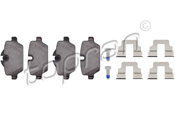 Brake Pads - Rear 34216788183, fits BMW 1 & 3 Series  2003 - 2013