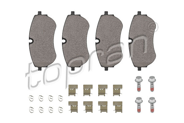Front Brake Pads 2H6698151A, fits Volkswagen Amarok 2017 - 2022