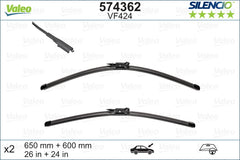 Wiper Blades (Front) – Mercedes-Benz Sprinter, Volkswagen Crafter (OEM 2E2998002) (Valeo)