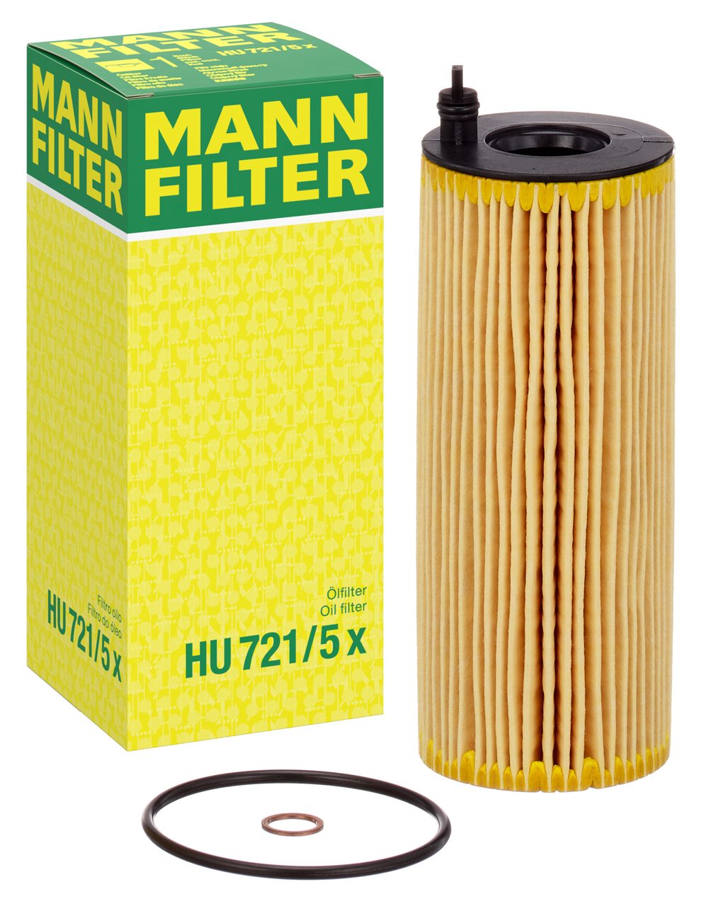 Engine Oil Filter HU721/5X - BMW Diesel 2.0 & 3.0 (MANN-FILTER)