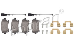 Brake Pads - Rear, 7E0698451A Fits  VW, Caravelle, Multivan, Trasporter