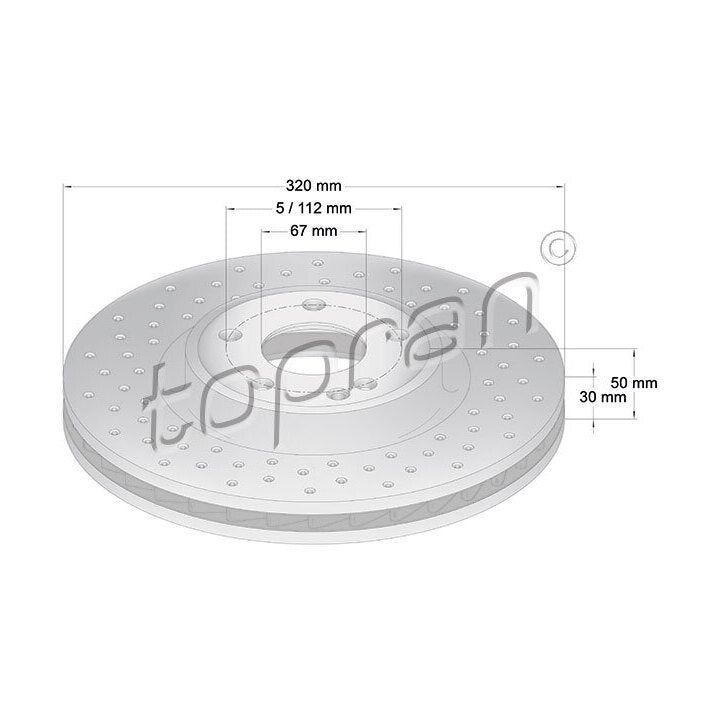 FRONT BRAKE DISC, 408931, Hans Pries