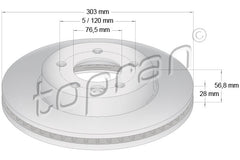 Brake Disc Front 114 024