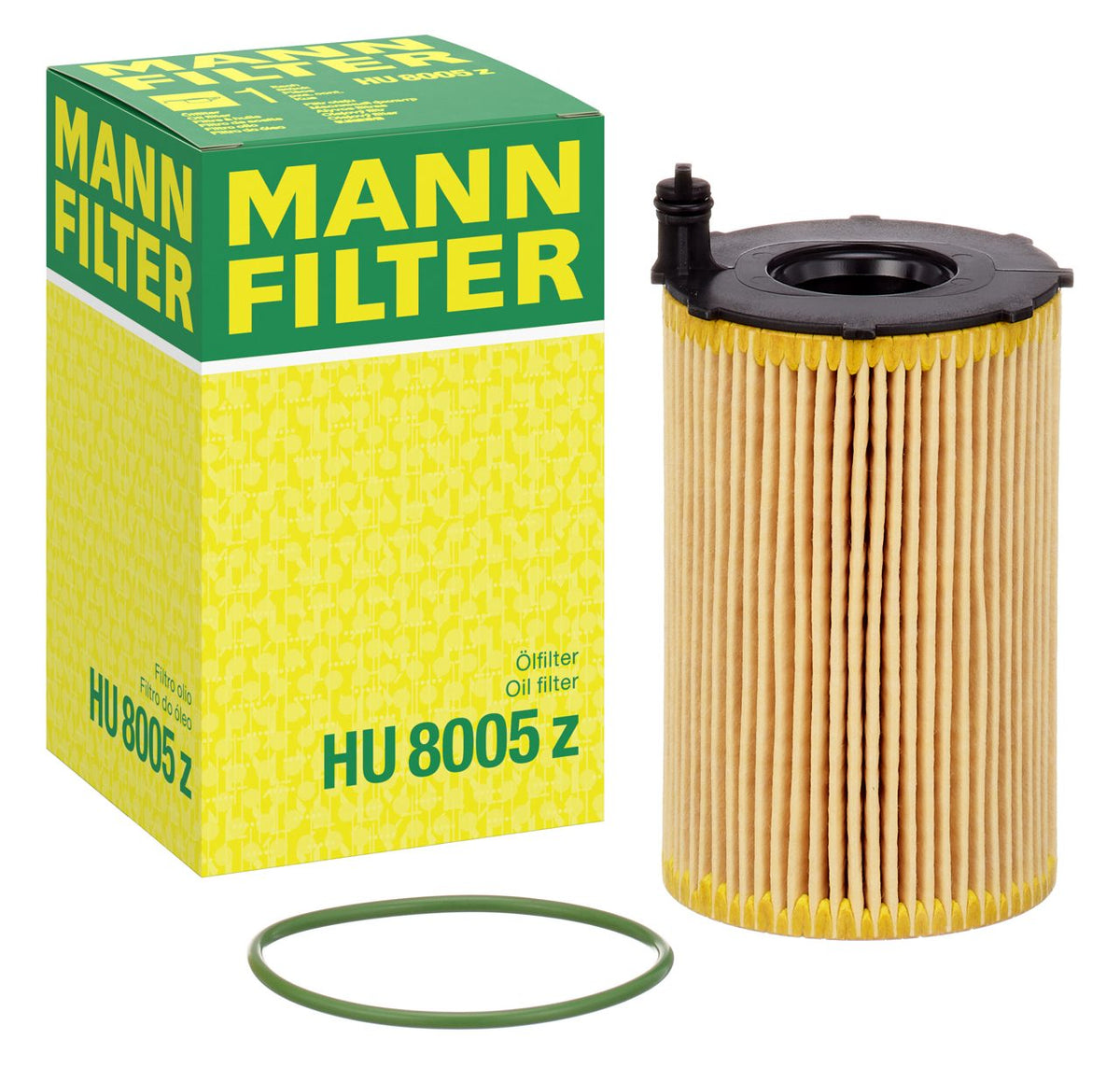 Engine Oil Filter Insert HU8005Z - Audi/VW/Porsche 3.0 TDI (MANN-FILTER)