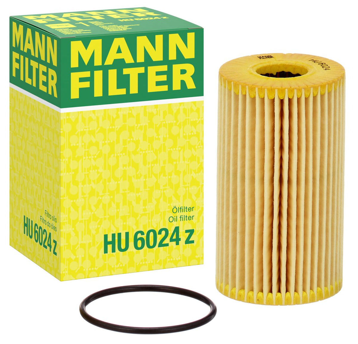 Engine Oil Filter HU6024Z - Jaguar, Land Rover Ingenium 1.5 & 2.0 Petrol/Diesel (MANN-FILTER)