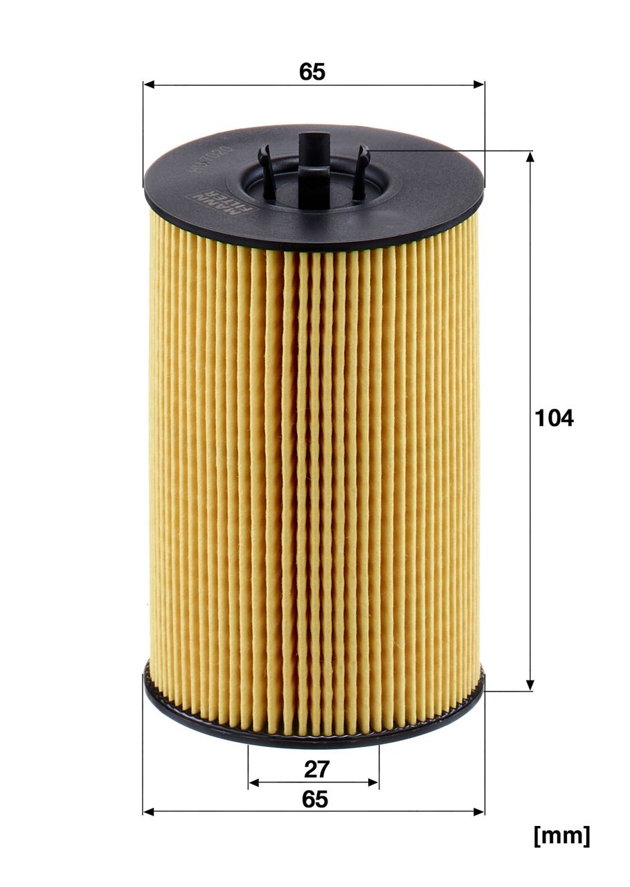 Engine Oil Filter HU7020Z - Audi / VW Group 2.0 TDI (MANN-FILTER)
