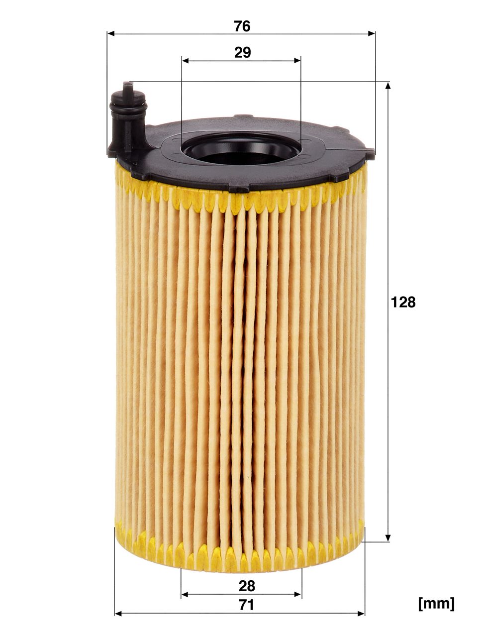 Engine Oil Filter Insert HU8005Z - Audi/VW/Porsche 3.0 TDI (MANN-FILTER)