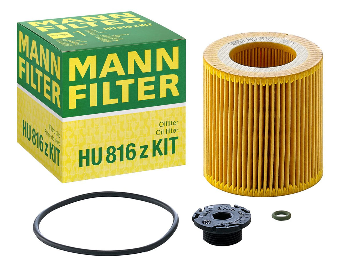 Oil Filter HU816ZKIT - BMW 1/2/3/4/5/X1/X4/X5/Z4 (MANN-FILTER)