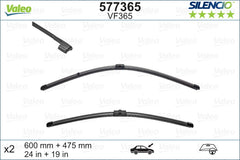 Front Wiper Blade Set, For BMW 3 Series E90 / E91 2004 To 2011