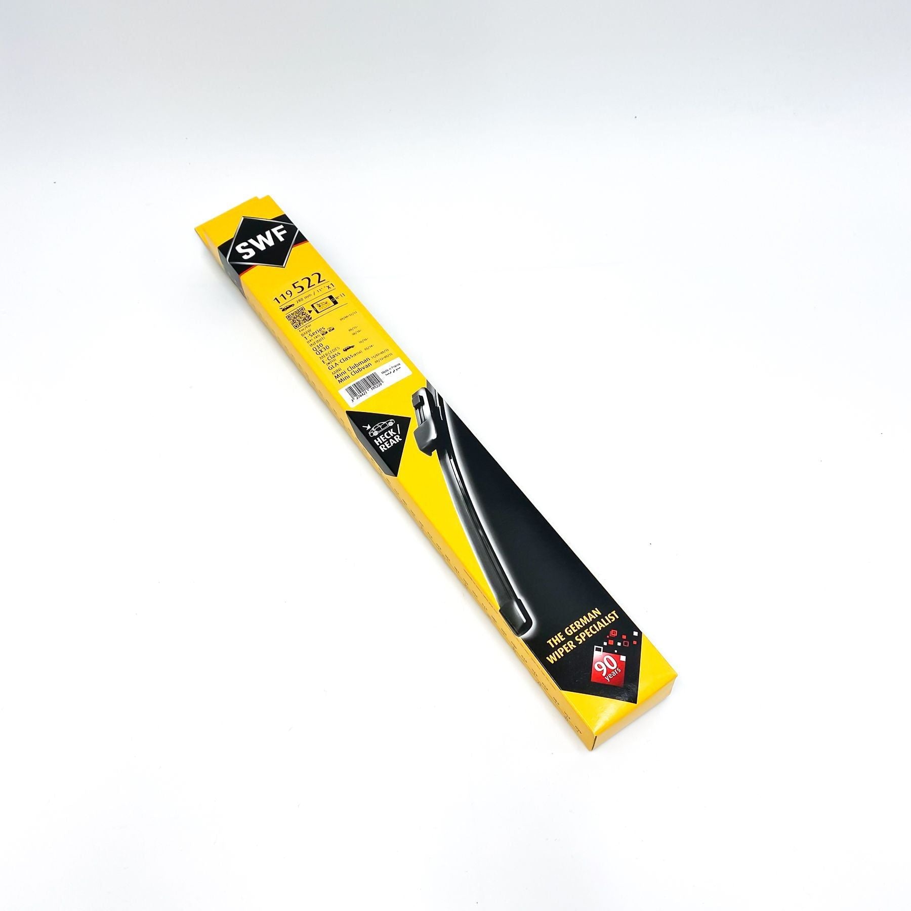 Rear Wiper Blades For BMW 1 Series 2004 To 2011