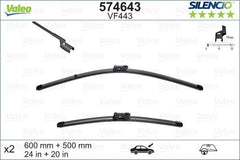 Front Wiper Blade Set For BMW X5, VW Tiguan & Audi A5