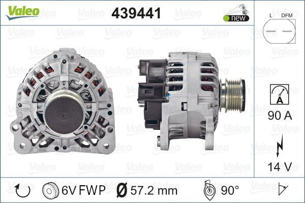 Oem Valeo Alternator For Many Audi & VWS