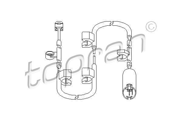 Brake Pad Wear Sensor Rear 34356761448, Fits Mini 2001 - 2007