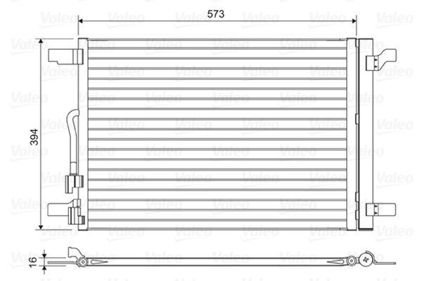 Air Con Condensor 5Q0816411AR, fits Audi, VW, Seat & Skoda 2013 onwards