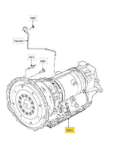 Land Rover 8HP70 Gear box - 4WD Version