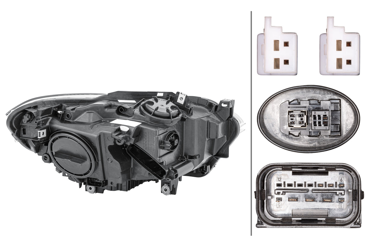 Hella OEM Left Bi-Xenon Headlight – BMW 1 Series F20/F21 (2011–2019)