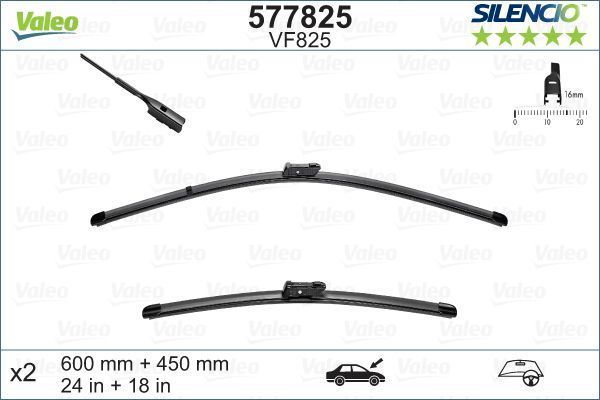 Front Wiper Blade Set For Volkswagen Caddy