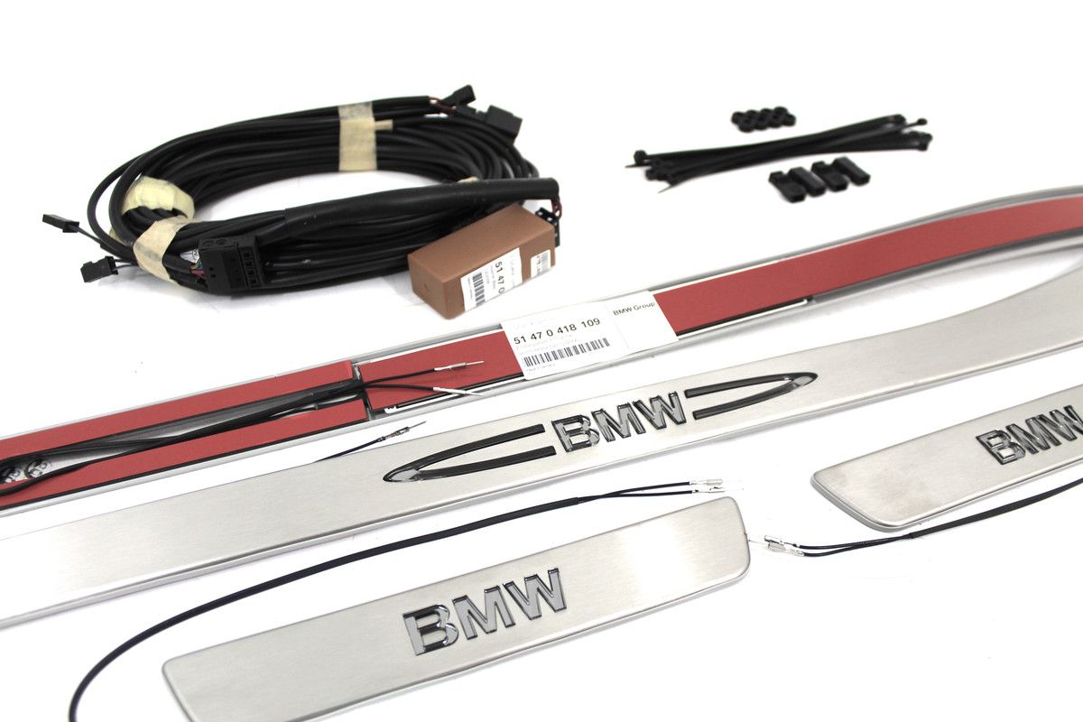 Sill Kit, Illuminated 51470418105, fits BMW X5 & X6, E70, E71 & E72