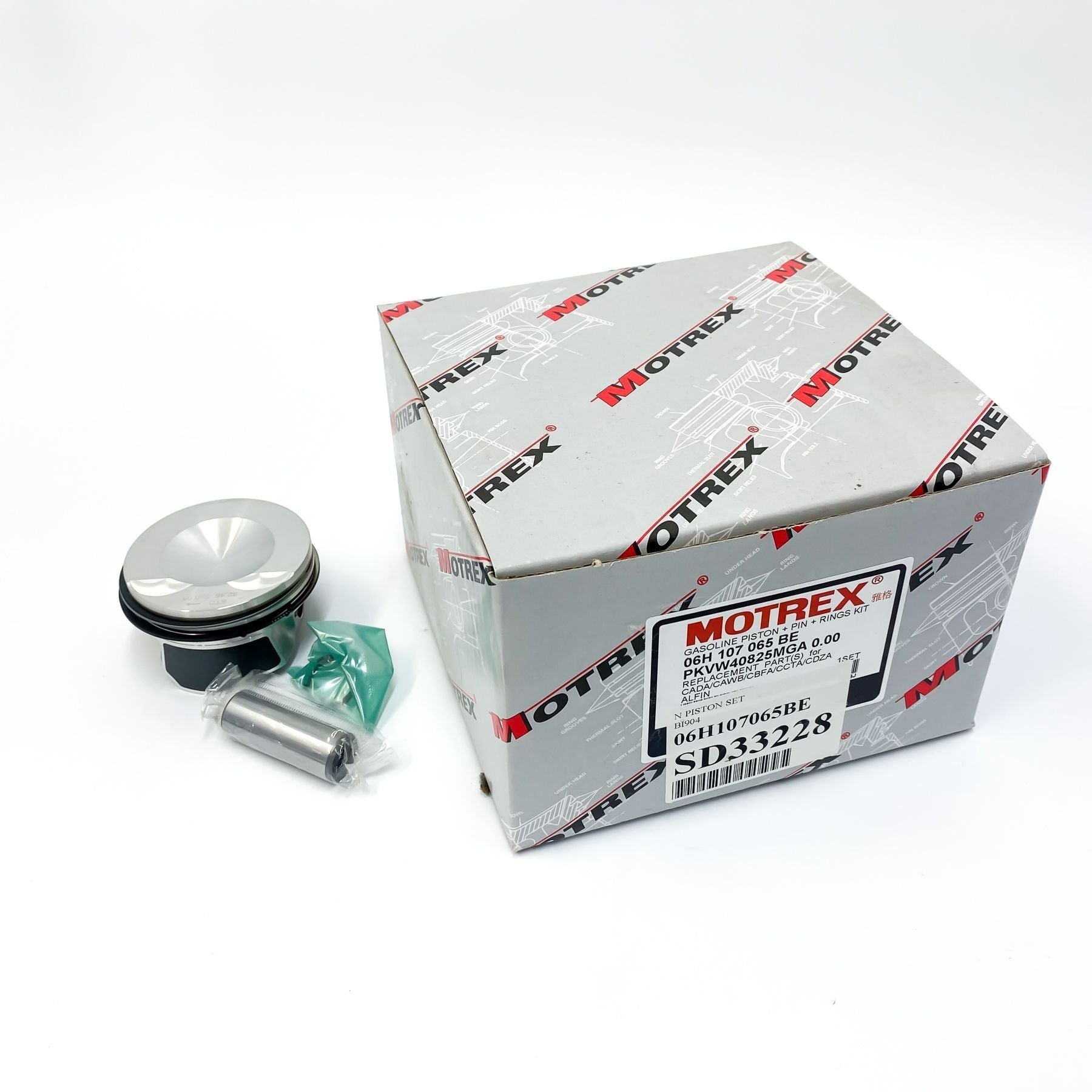 Piston Set For Audi VW 2.0 TFSI Engine, 06H107065BE