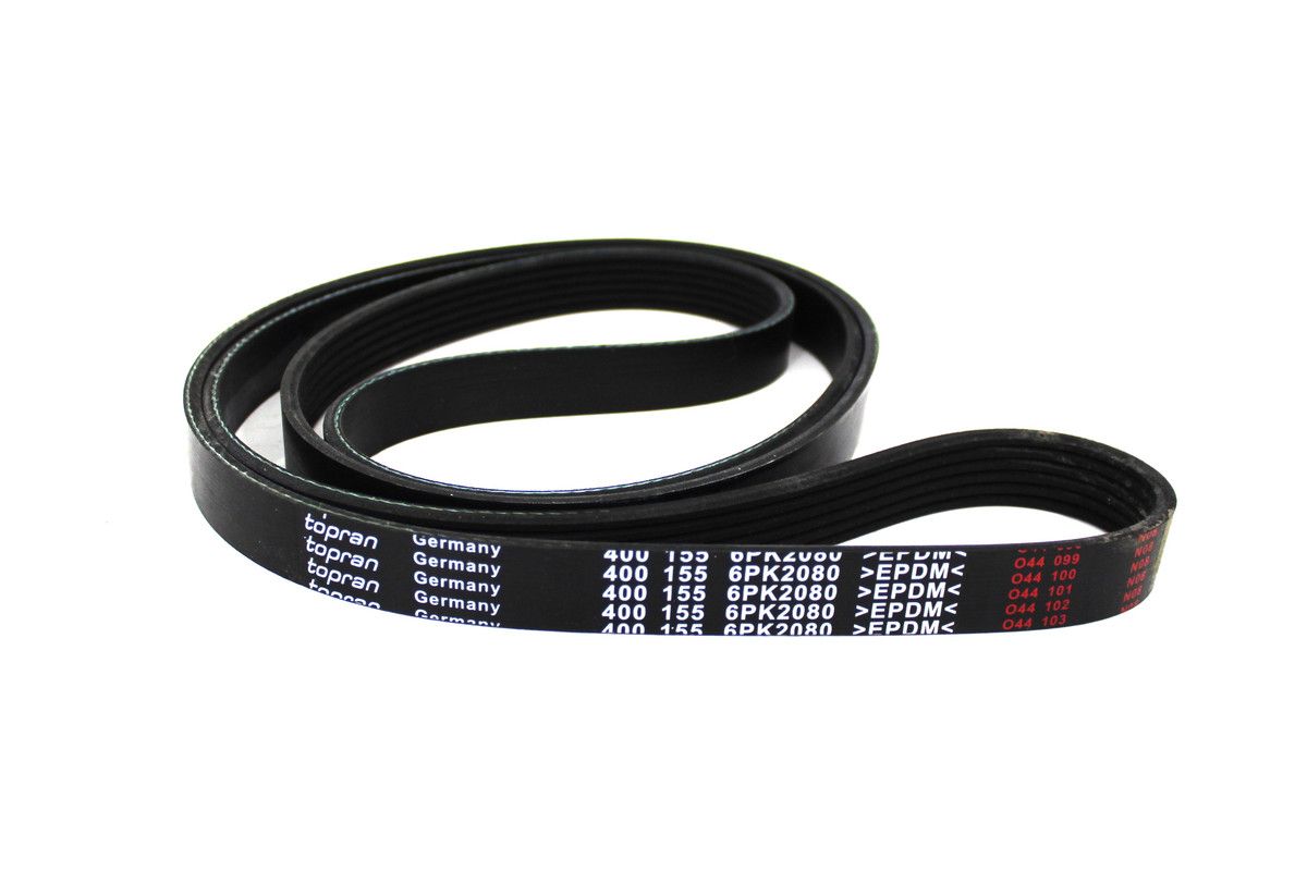 Drive Belt, 6Pk2080 Fits Most BMW, Mercedes, Jeep, And Volkswagen Lt