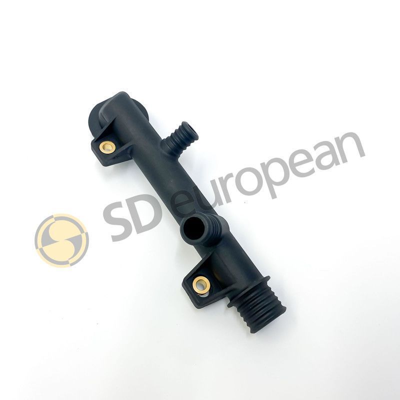 Plastic water outlet 11531714738, fits BMW series 3, 5 & Z3