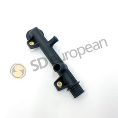 Plastic water outlet 11531714738, fits BMW series 3, 5 & Z3